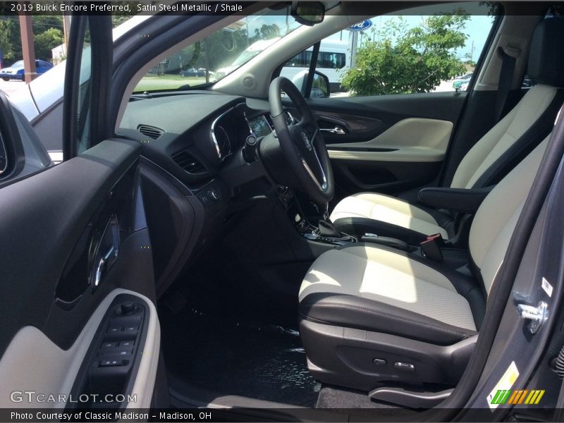 Satin Steel Metallic / Shale 2019 Buick Encore Preferred