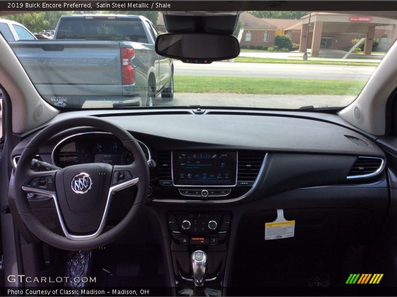 Satin Steel Metallic / Shale 2019 Buick Encore Preferred