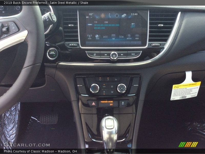 Satin Steel Metallic / Shale 2019 Buick Encore Preferred