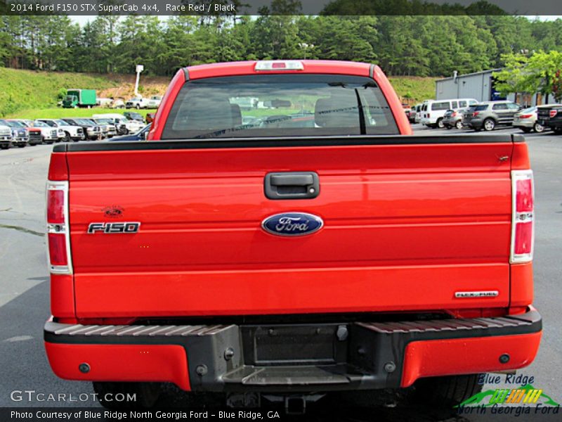 Race Red / Black 2014 Ford F150 STX SuperCab 4x4