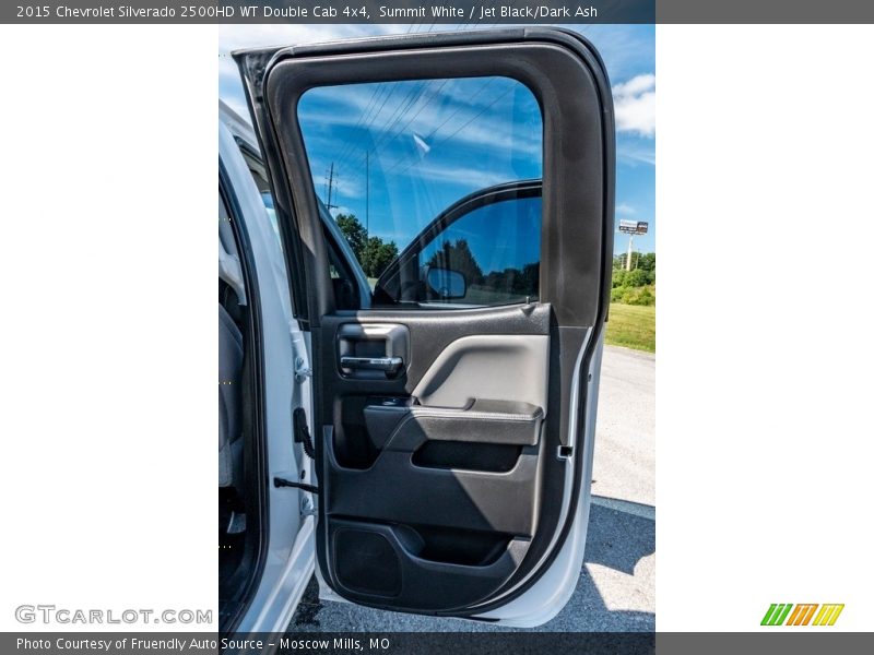 Summit White / Jet Black/Dark Ash 2015 Chevrolet Silverado 2500HD WT Double Cab 4x4
