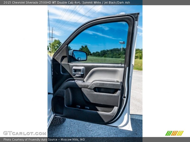 Summit White / Jet Black/Dark Ash 2015 Chevrolet Silverado 2500HD WT Double Cab 4x4