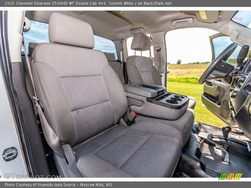 Summit White / Jet Black/Dark Ash 2015 Chevrolet Silverado 2500HD WT Double Cab 4x4