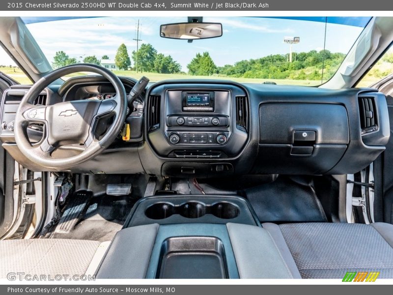 Summit White / Jet Black/Dark Ash 2015 Chevrolet Silverado 2500HD WT Double Cab 4x4