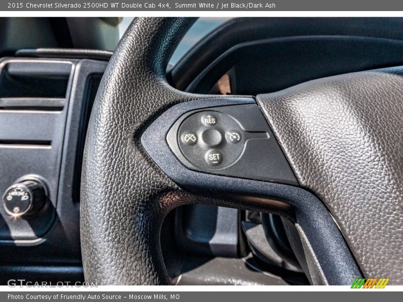 Summit White / Jet Black/Dark Ash 2015 Chevrolet Silverado 2500HD WT Double Cab 4x4