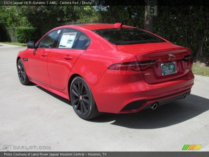 Caldera Red / Ebony 2020 Jaguar XE R-Dynamic S AWD