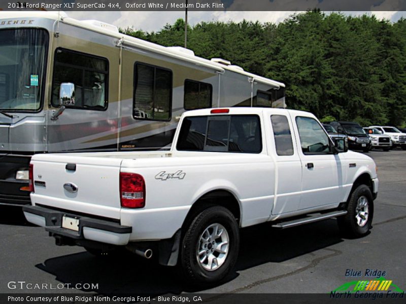 Oxford White / Medium Dark Flint 2011 Ford Ranger XLT SuperCab 4x4