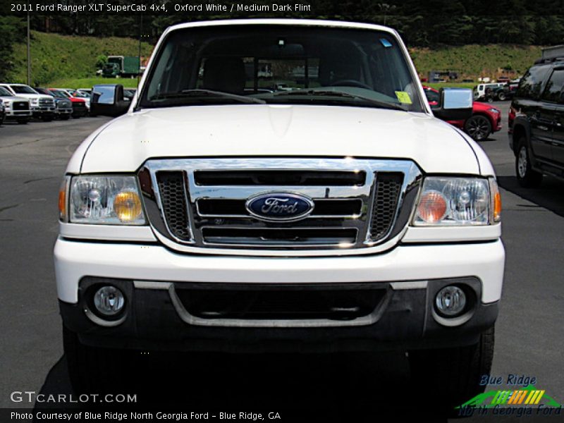 Oxford White / Medium Dark Flint 2011 Ford Ranger XLT SuperCab 4x4