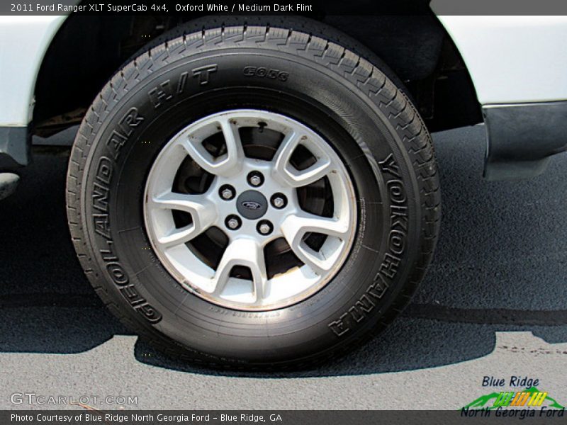 Oxford White / Medium Dark Flint 2011 Ford Ranger XLT SuperCab 4x4