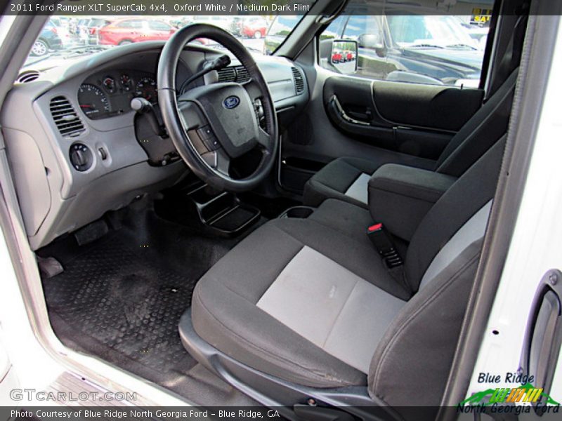 Oxford White / Medium Dark Flint 2011 Ford Ranger XLT SuperCab 4x4