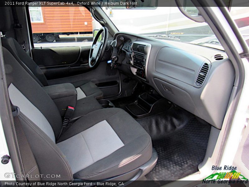 Oxford White / Medium Dark Flint 2011 Ford Ranger XLT SuperCab 4x4