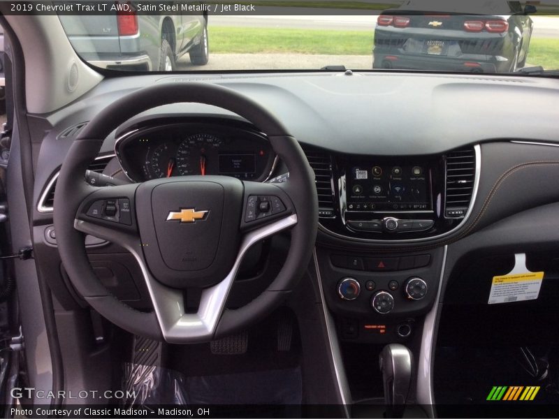 Satin Steel Metallic / Jet Black 2019 Chevrolet Trax LT AWD