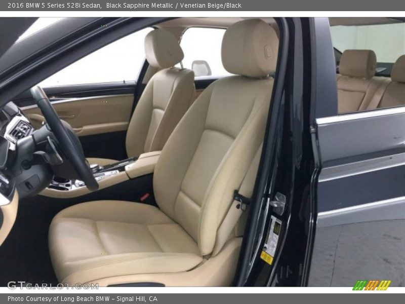 Black Sapphire Metallic / Venetian Beige/Black 2016 BMW 5 Series 528i Sedan