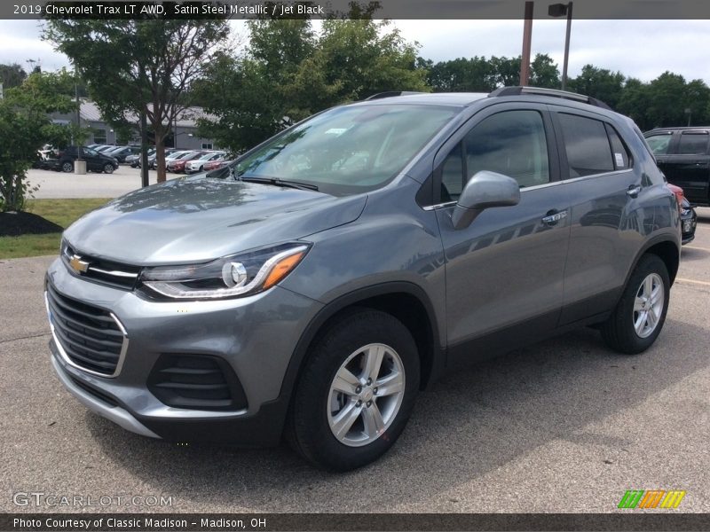 Satin Steel Metallic / Jet Black 2019 Chevrolet Trax LT AWD