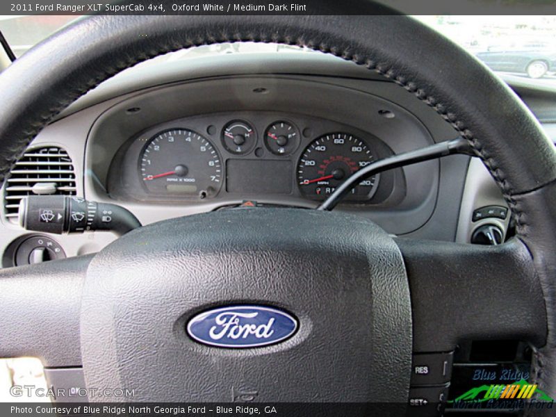 Oxford White / Medium Dark Flint 2011 Ford Ranger XLT SuperCab 4x4