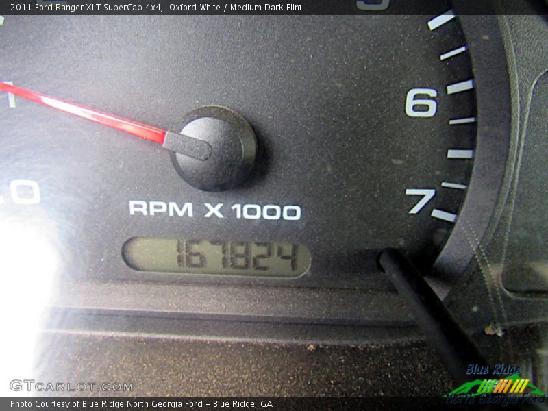 Oxford White / Medium Dark Flint 2011 Ford Ranger XLT SuperCab 4x4