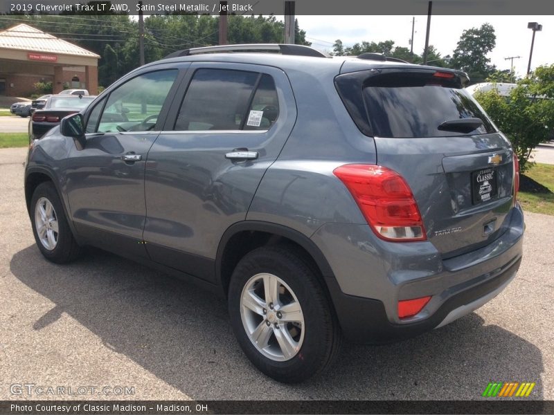 Satin Steel Metallic / Jet Black 2019 Chevrolet Trax LT AWD