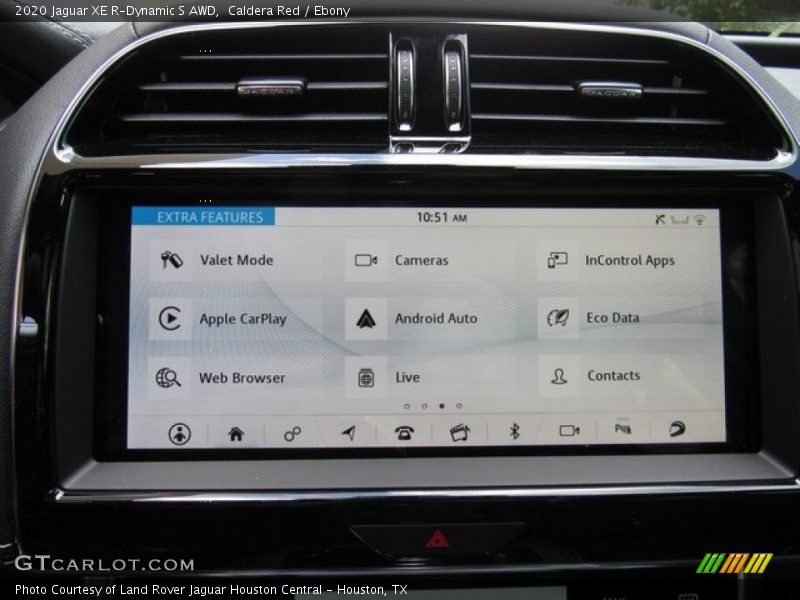 Controls of 2020 XE R-Dynamic S AWD