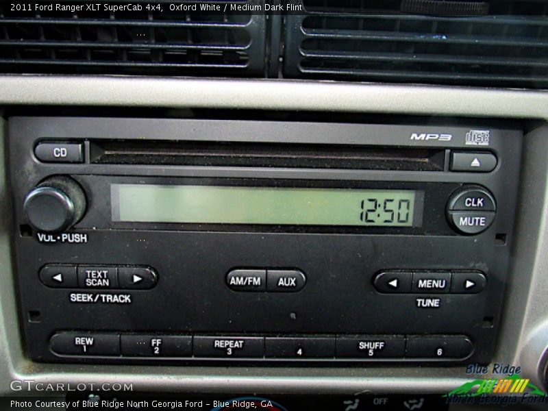Oxford White / Medium Dark Flint 2011 Ford Ranger XLT SuperCab 4x4
