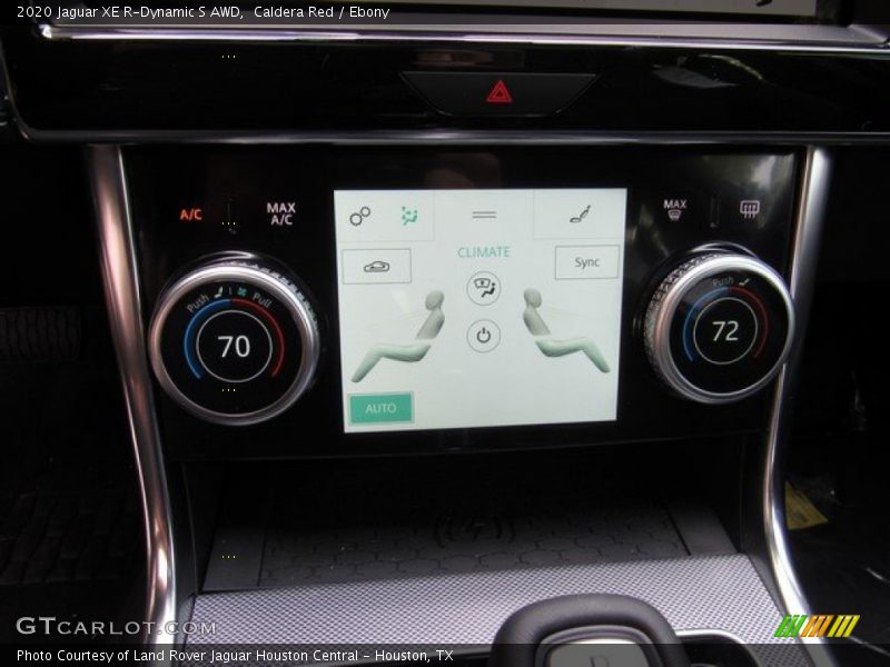 Controls of 2020 XE R-Dynamic S AWD
