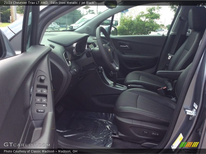 Satin Steel Metallic / Jet Black 2019 Chevrolet Trax LT AWD