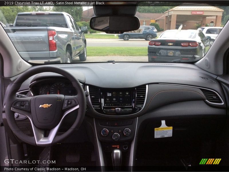 Satin Steel Metallic / Jet Black 2019 Chevrolet Trax LT AWD
