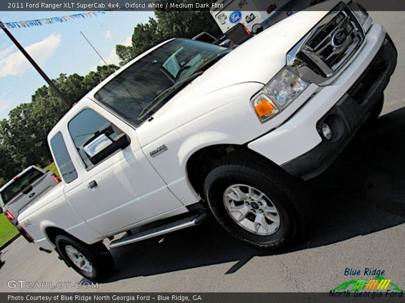 Oxford White / Medium Dark Flint 2011 Ford Ranger XLT SuperCab 4x4