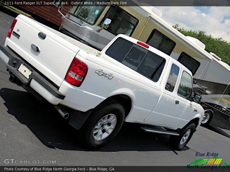 Oxford White / Medium Dark Flint 2011 Ford Ranger XLT SuperCab 4x4