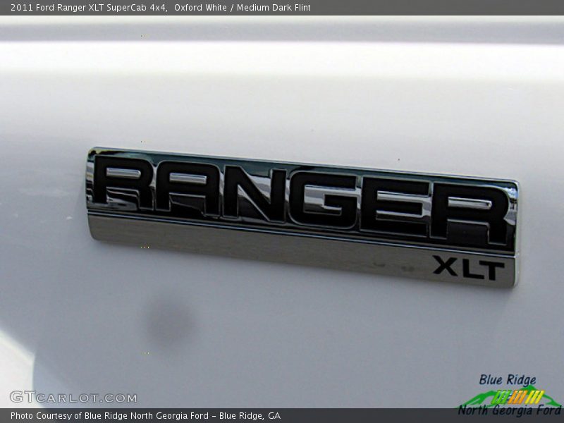 Oxford White / Medium Dark Flint 2011 Ford Ranger XLT SuperCab 4x4
