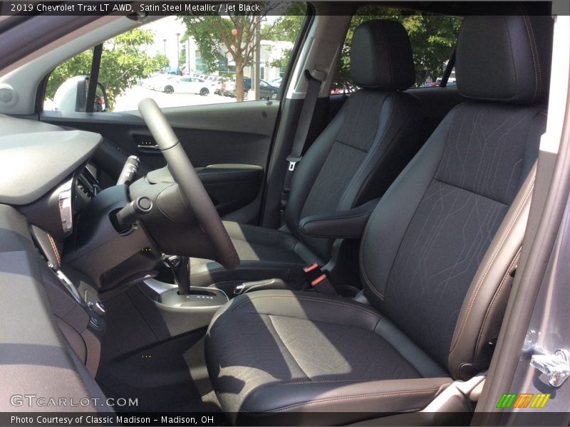 Satin Steel Metallic / Jet Black 2019 Chevrolet Trax LT AWD