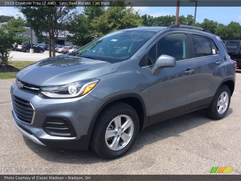 Satin Steel Metallic / Jet Black 2019 Chevrolet Trax LT AWD