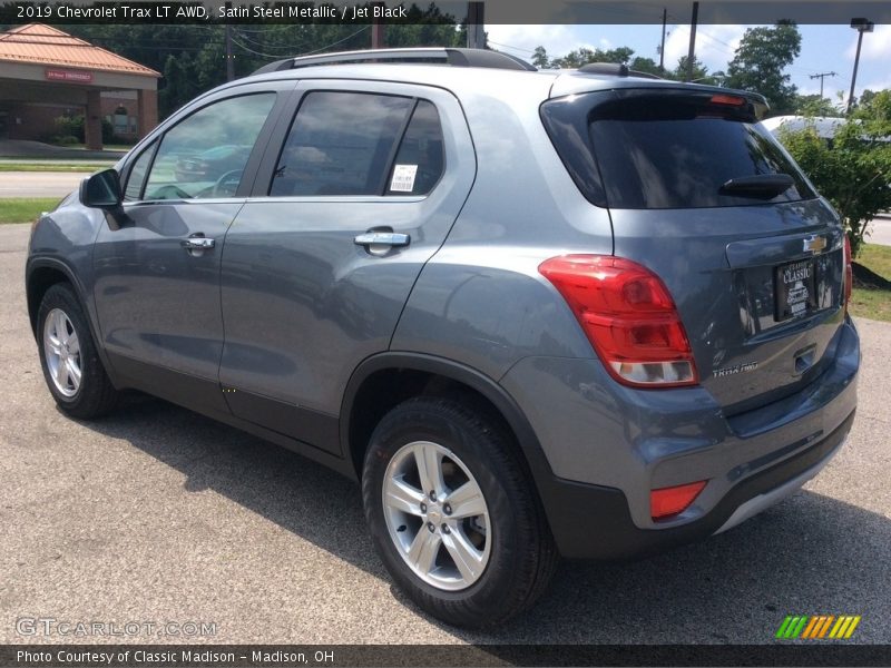 Satin Steel Metallic / Jet Black 2019 Chevrolet Trax LT AWD