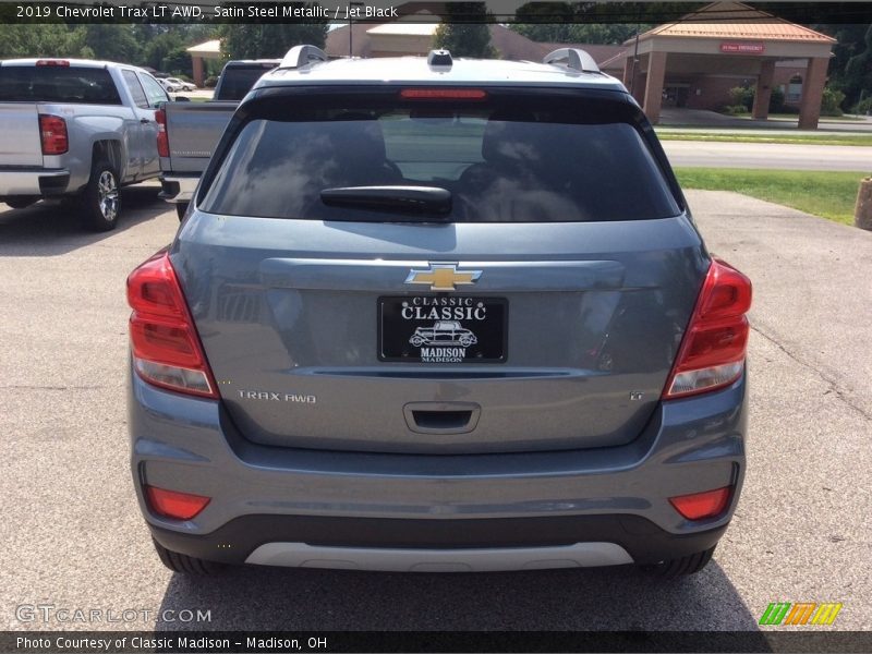 Satin Steel Metallic / Jet Black 2019 Chevrolet Trax LT AWD