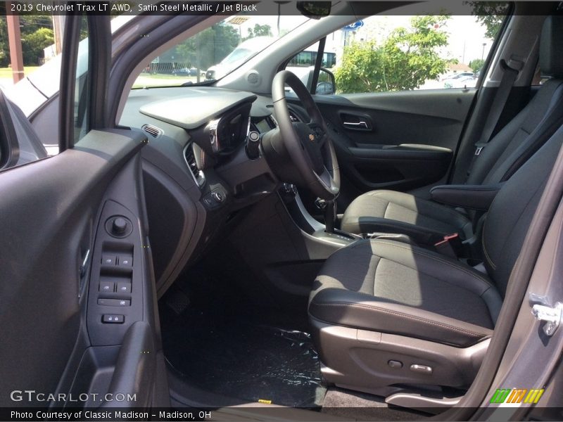 Satin Steel Metallic / Jet Black 2019 Chevrolet Trax LT AWD