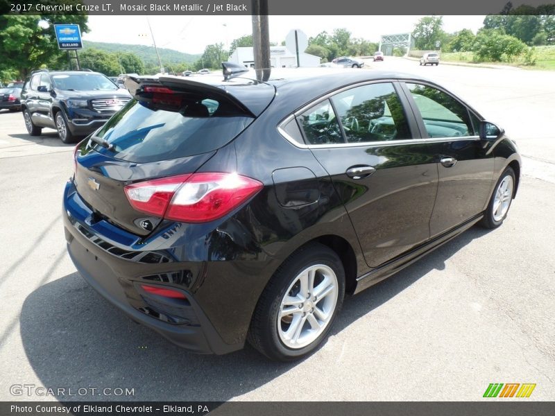 Mosaic Black Metallic / Jet Black 2017 Chevrolet Cruze LT