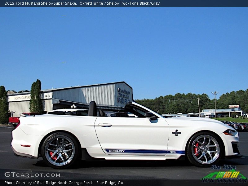 Oxford White / Shelby Two-Tone Black/Gray 2019 Ford Mustang Shelby Super Snake
