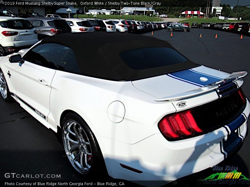 Oxford White / Shelby Two-Tone Black/Gray 2019 Ford Mustang Shelby Super Snake