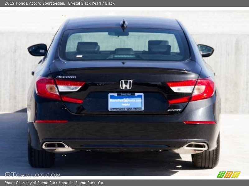 Crystal Black Pearl / Black 2019 Honda Accord Sport Sedan