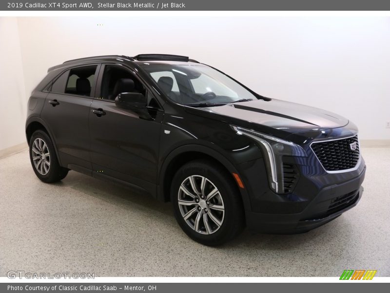 Stellar Black Metallic / Jet Black 2019 Cadillac XT4 Sport AWD