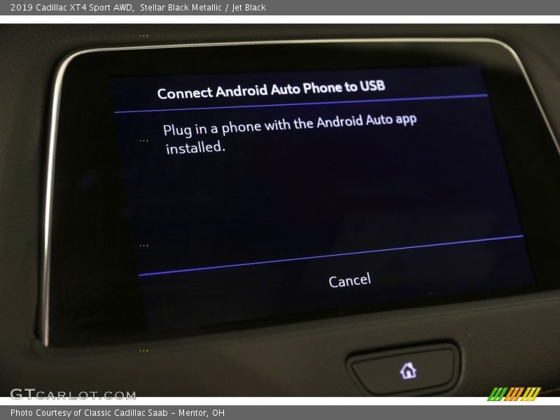 Stellar Black Metallic / Jet Black 2019 Cadillac XT4 Sport AWD