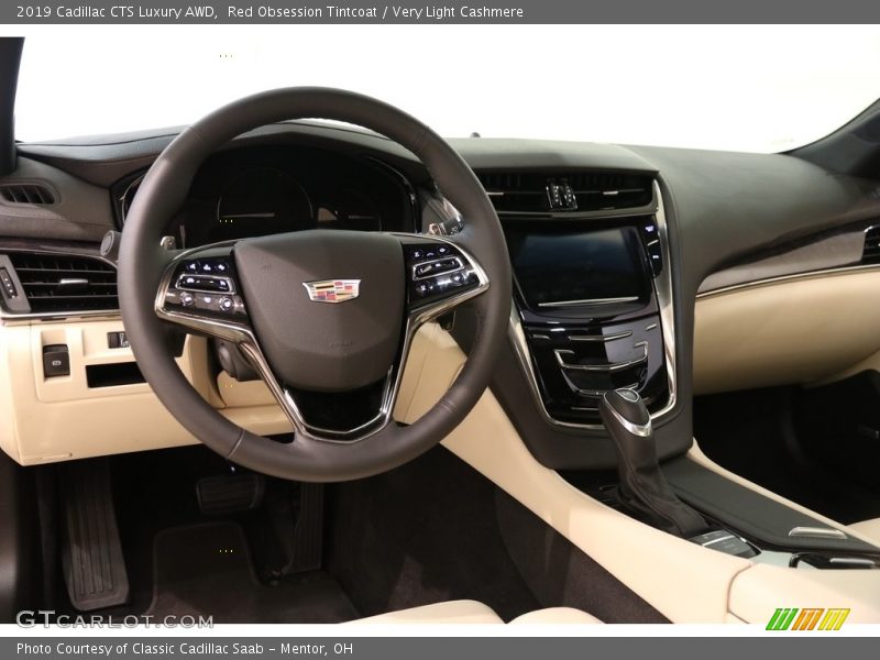 Red Obsession Tintcoat / Very Light Cashmere 2019 Cadillac CTS Luxury AWD