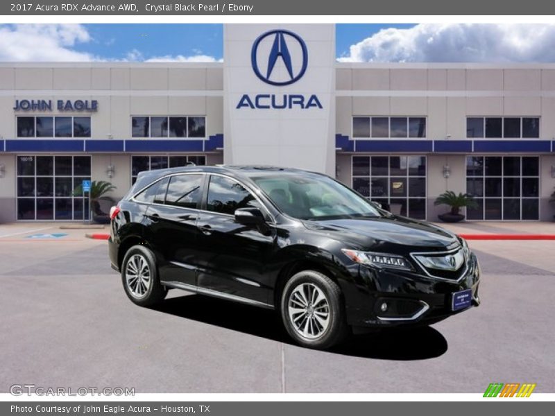 Crystal Black Pearl / Ebony 2017 Acura RDX Advance AWD
