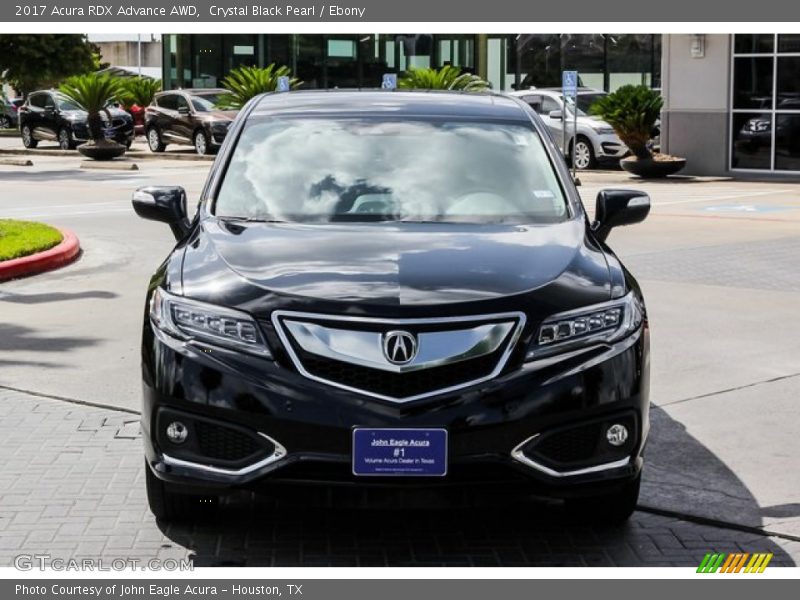 Crystal Black Pearl / Ebony 2017 Acura RDX Advance AWD