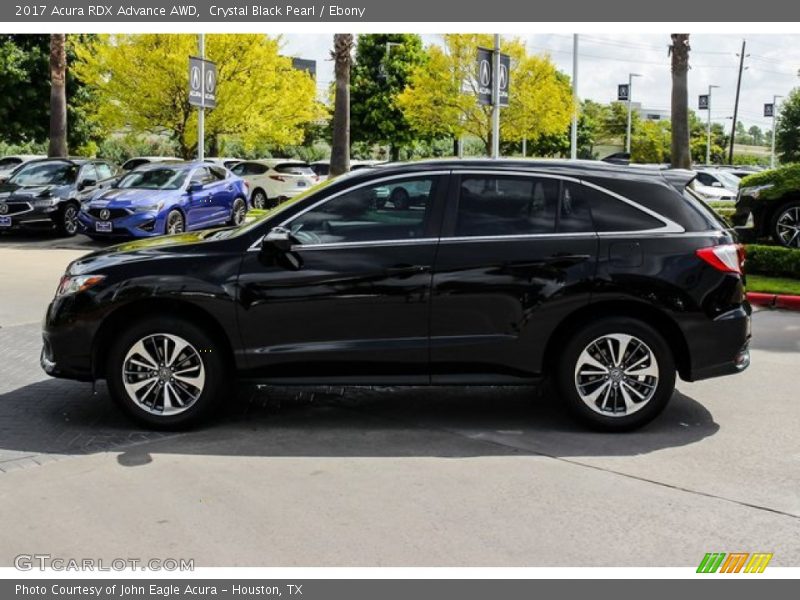 Crystal Black Pearl / Ebony 2017 Acura RDX Advance AWD