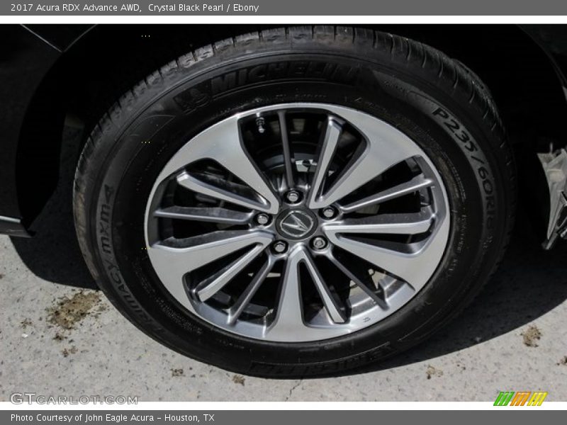 Crystal Black Pearl / Ebony 2017 Acura RDX Advance AWD