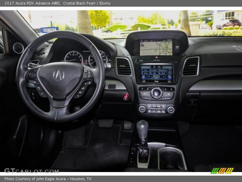 Crystal Black Pearl / Ebony 2017 Acura RDX Advance AWD