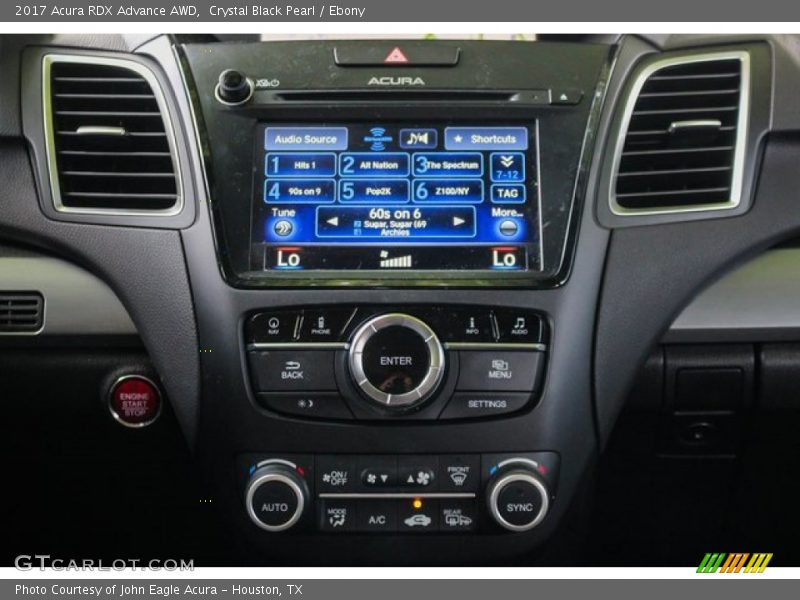 Crystal Black Pearl / Ebony 2017 Acura RDX Advance AWD