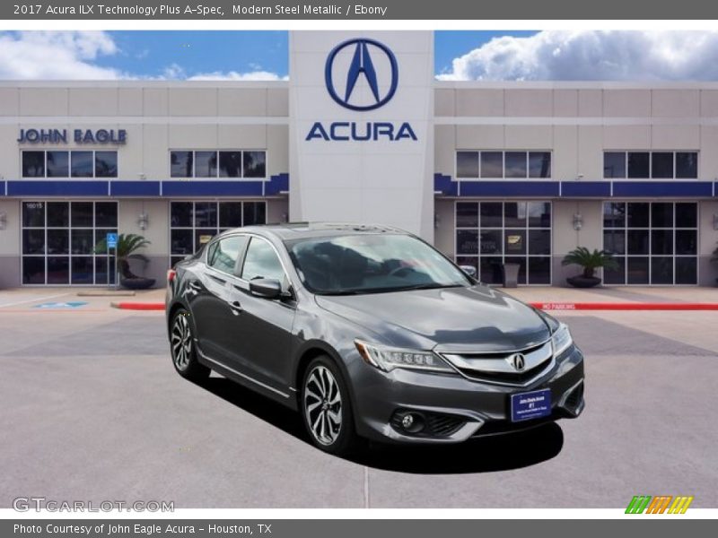 Modern Steel Metallic / Ebony 2017 Acura ILX Technology Plus A-Spec