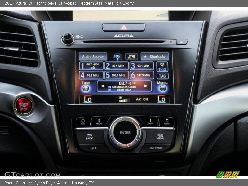 Modern Steel Metallic / Ebony 2017 Acura ILX Technology Plus A-Spec