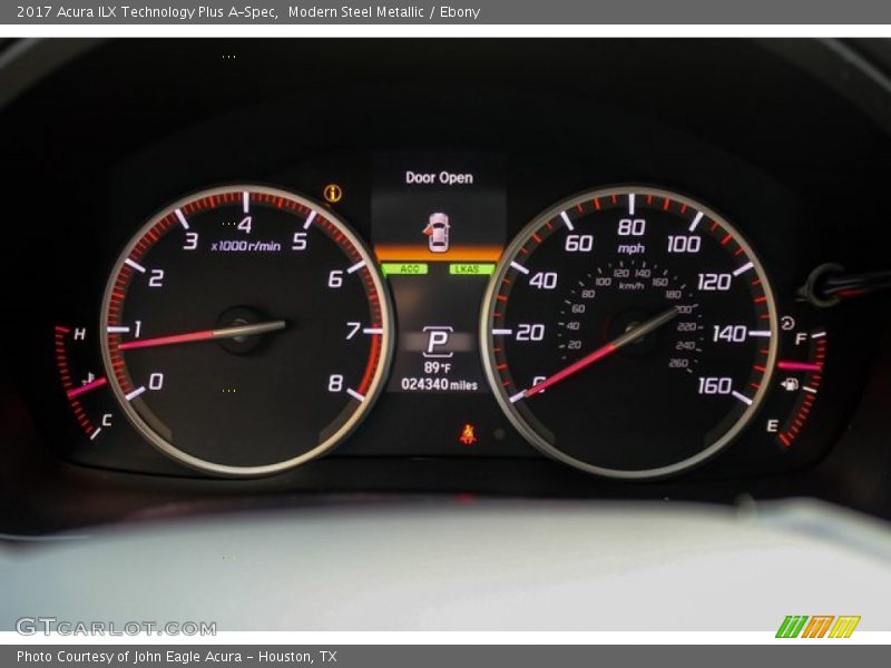 Modern Steel Metallic / Ebony 2017 Acura ILX Technology Plus A-Spec